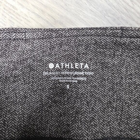 Athleta Delancey Herringbone Tight Tweed Leggings Size Small - Picture 4 of 7